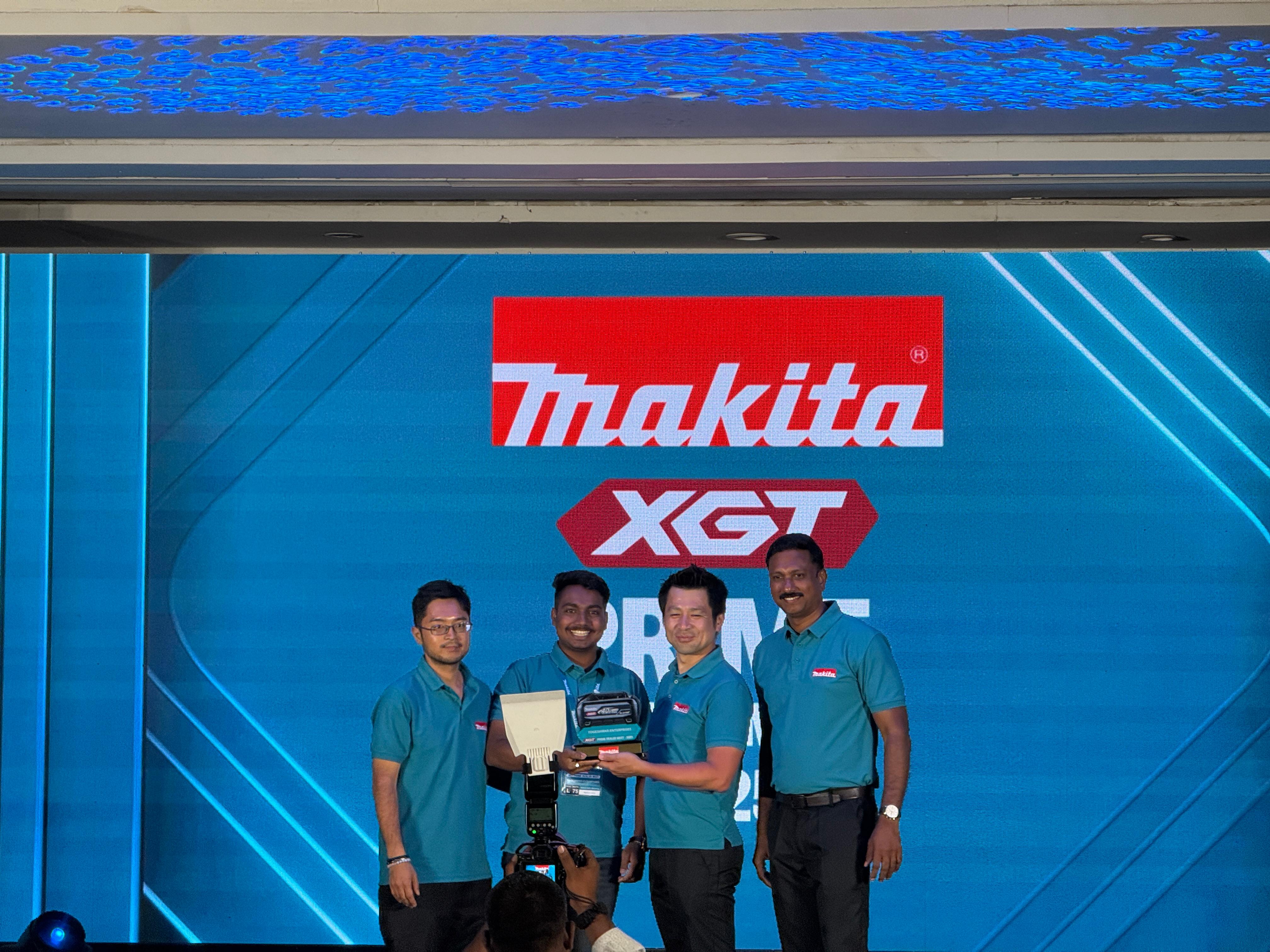 Receiving Best Dealer Award